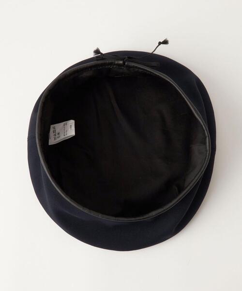 ORCIVAL（オーシバル）の「＜ORCIVAL＞ベレー帽（ハンチング/ベレー帽・レディース・ブラック/ネイビー・FREE）」の6枚目の写真