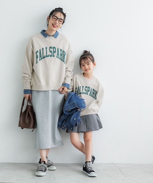 coca（coca）（コカ）の「ヘビーウェイト裏毛カレッジスウェット（スウェット・レディース・ネイビー/ライトグレー/アイボリー/チャコール・L/M）」の13枚目の写真