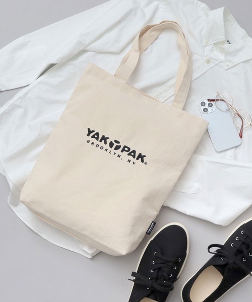 YAKPAK(ヤックパック)の「キャンバス 縦型 トートバッグ(トートバッグ・メンズ・ホワイト系その他3/ホワイト系その他2/ホワイト系その他・FREE)」の20枚目の写真
