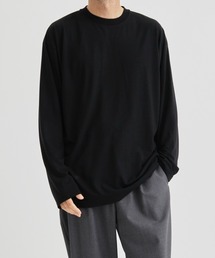 【ATON/エイトン】ROYAL WOOL JERSEY L/S T-SHIRT/ロイヤルウールジャージーL/S T-シャツ