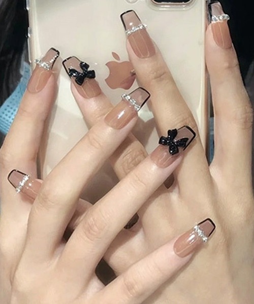 DiamondHearts（ダイヤモンドハーツ）の「ハンド ネイルチップ シール 貼るだけ（ネイルシール/ネイルチップ・レディース・R/S/Q/N/I/E/O/M/A/B/C/J/L/H/K/T/G/D/Z/X/U・FREE）」の8枚目の写真