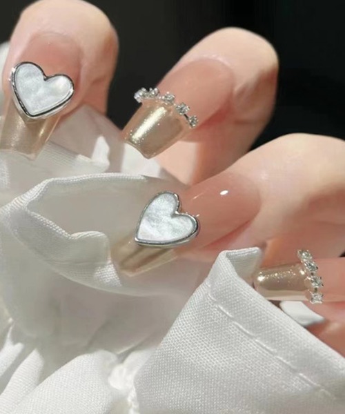 DiamondHearts（ダイヤモンドハーツ）の「ハンド ネイルチップ シール 貼るだけ（ネイルシール/ネイルチップ・レディース・R/S/Q/N/I/E/O/M/A/B/C/J/L/H/K/T/G/D/Z/X/U・FREE）」の10枚目の写真