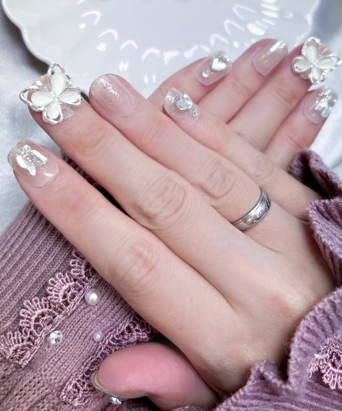 DiamondHearts（ダイヤモンドハーツ）の「ハンド ネイルチップ シール 貼るだけ（ネイルシール/ネイルチップ・レディース・R/S/Q/N/I/E/O/M/A/B/C/J/L/H/K/T/G/D/Z/X/U・FREE）」の18枚目の写真