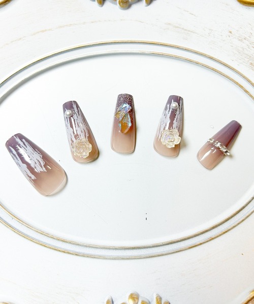 DiamondHearts（ダイヤモンドハーツ）の「ハンド ネイルチップ シール 貼るだけ（ネイルシール/ネイルチップ・レディース・R/S/Q/N/I/E/O/M/A/B/C/J/L/H/K/T/G/D/Z/X/U・FREE）」の19枚目の写真