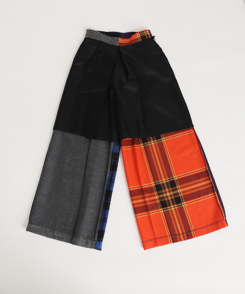 O'NEIL of DUBLIN（オニールオブダブリン）の「【O'neil of Dublin】別注 PATCHWORK GAUCHO パンツ[GR]（その他パンツ・レディース・チャコールグレー・10）」の17枚目の写真