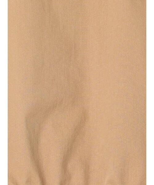 Samansa Mos2（サマンサ モスモス）の「裾ドロストシャツジャケット（ノーカラージャケット・レディース・ベージュ・F）」の8枚目の写真