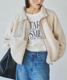 coen | ボアフリースブルゾン(ブルゾン)