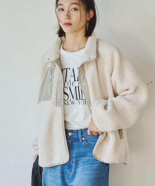 coen（コーエン）の「ボアフリースブルゾン（ブルゾン）」 - WEAR