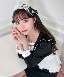 ダブルリボンヘッドドレス