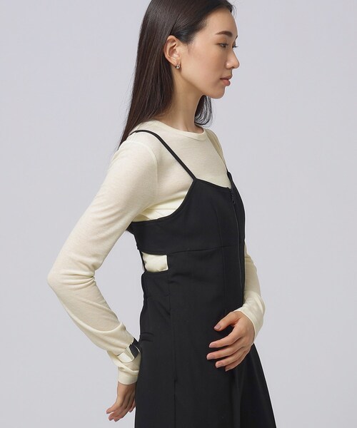 GALLEST（ギャレスト）の「クルーネックリブTシャツ（Tシャツ/カットソー・レディース・ピンク系/アイボリー/グレー系4/ブラック・38）」の11枚目の写真