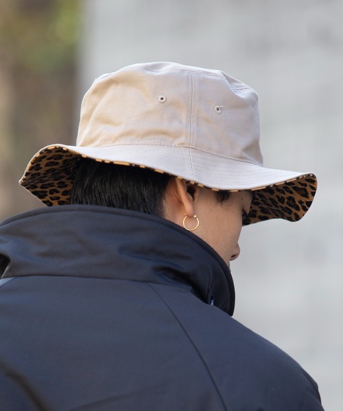 schott（ショット）の「【SCHOTT】リバーシブルサファリハット SC045（ハット・メンズ・ベージュ/ブラック・FREE）」の10枚目の写真
