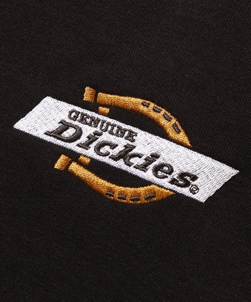 Dickies（ディッキーズ）の「【GENUINE DICKIES/ジェニュインディッキーズ】 裏毛 ワンポイントロゴ刺繍 ジップアップパーカー（パーカー・メンズ・アッシュグレー/ブルー/スミクロ・M/L/XL）」の6枚目の写真