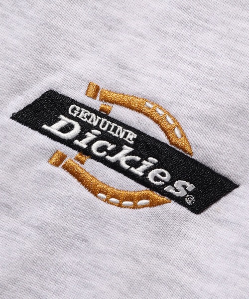 Dickies（ディッキーズ）の「【GENUINE DICKIES/ジェニュインディッキーズ】 裏毛 ワンポイントロゴ刺繍 ジップアップパーカー（パーカー・メンズ・アッシュグレー/ブルー/スミクロ・M/L/XL）」の8枚目の写真