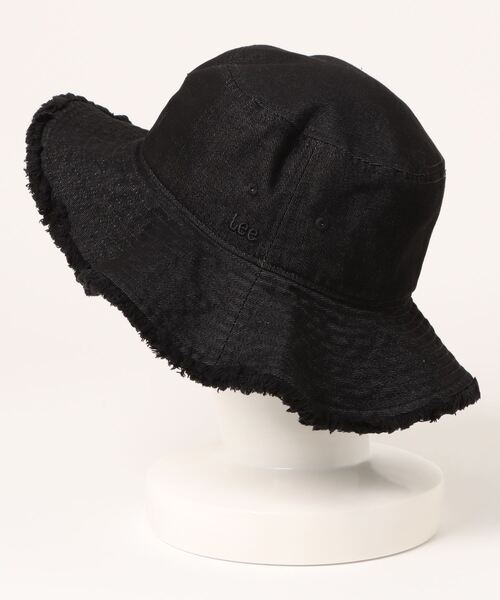 Lee（リー）の「Lee/リー　LE FRILL&FRINGE HAT COL.DENIM（ハット・レディース・ネイビー/ブラック・58cm）」の4枚目の写真