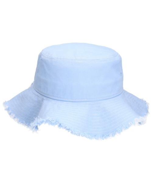 Lee（リー）の「Lee/リー　LE FRILL&FRINGE HAT COL.DENIM（ハット・レディース・ネイビー/ブラック・58cm）」の5枚目の写真