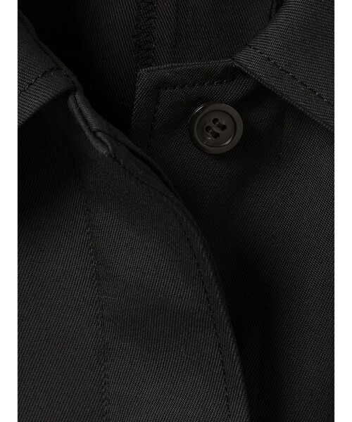 mizuiroind（ミズイロインド）の「mizuiro ind ワークワイドシャツジャケット（ダウンジャケット/コート・レディース・ネイビー/ブラック/オフホワイト・FREE）」の7枚目の写真