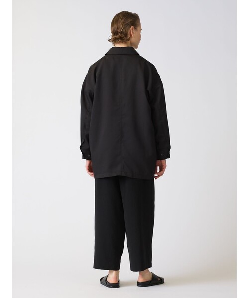 mizuiroind（ミズイロインド）の「mizuiro ind ワークワイドシャツジャケット（ダウンジャケット/コート・レディース・ネイビー/ブラック/オフホワイト・FREE）」の14枚目の写真