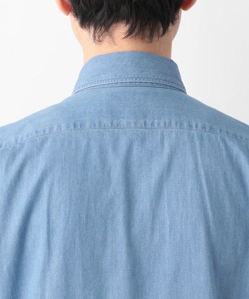 GLOBAL WORK(グローバルワーク)の「デニムシャツ/Salon de GW/976926(シャツ/ブラウス・メンズ・ライトブルー/ネイビー/ブルー系その他6・MEDIUM/X-LARGE/SMALL/LARGE)」の15枚目の写真