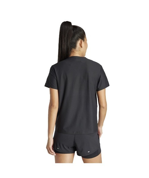 adidas(アディダス)の「アディダス adidas オウン ザ ラン 半袖Tシャツ(Tシャツ/カットソー・レディース・ブラック・M/L/S/XL)」の2枚目の写真