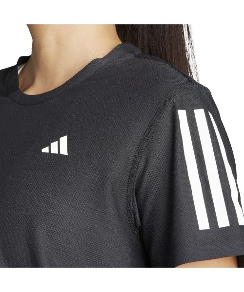 adidas(アディダス)の「アディダス adidas オウン ザ ラン 半袖Tシャツ(Tシャツ/カットソー・レディース・ブラック・M/L/S/XL)」の3枚目の写真
