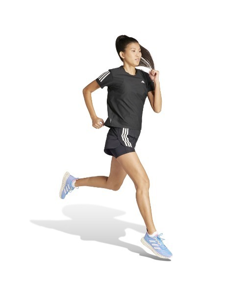 adidas(アディダス)の「アディダス adidas オウン ザ ラン 半袖Tシャツ(Tシャツ/カットソー・レディース・ブラック・M/L/S/XL)」の6枚目の写真