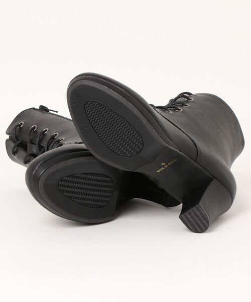 Parade(パレード)の「チャンキーヒールレースアップブーツ 7274【Parade】(ブーツ・レディース・ブラック・L/LL/M/S)」の3枚目の写真