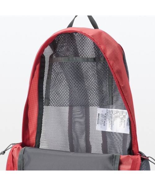 無印良品(ムジルシリョウヒン)の「メッシュリュックサック(バックパック/リュック・レディース・レッド/カーキ系5/ブラック/ブルー・FREE)」の11枚目の写真