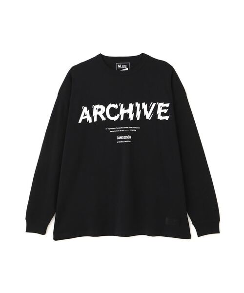 DANKE SCHON(ダンケシェーン)の「DankeSchon×A4A/ダンケシェーン×エーフォーエー/ARCHIVE L/S TEE(Tシャツ/カットソー・メンズ・ホワイト/ブラック・M/L)」の3枚目の写真