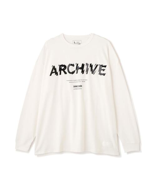 DANKE SCHON(ダンケシェーン)の「DankeSchon×A4A/ダンケシェーン×エーフォーエー/ARCHIVE L/S TEE(Tシャツ/カットソー・メンズ・ホワイト/ブラック・M/L)」の7枚目の写真