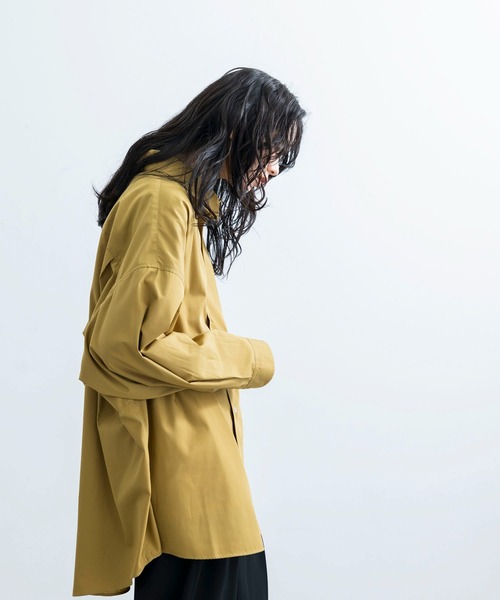 JUNRED（ジュンレッド）の「TCブロードウルトラビッグシャツ（シャツ/ブラウス・メンズ・サックスブルー/ホワイト/ベージュ系その他・L/M/S）」の8枚目の写真