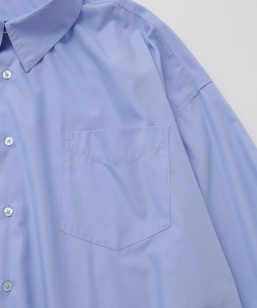 JUNRED（ジュンレッド）の「TCブロードウルトラビッグシャツ（シャツ/ブラウス・メンズ・サックスブルー/ホワイト/ベージュ系その他・L/M/S）」の19枚目の写真