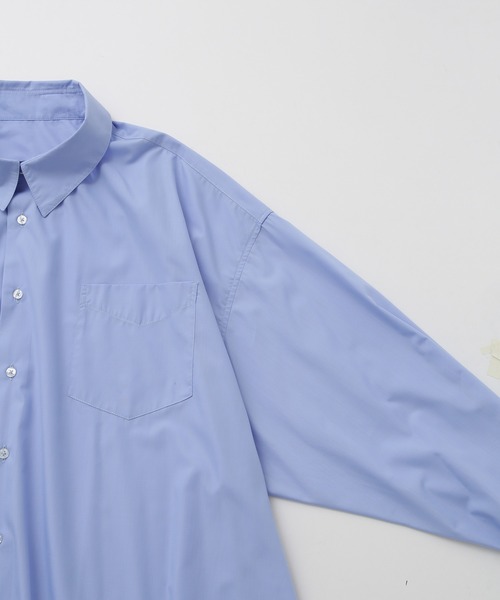 JUNRED（ジュンレッド）の「TCブロードウルトラビッグシャツ（シャツ/ブラウス・メンズ・サックスブルー/ホワイト/ベージュ系その他・L/M/S）」の20枚目の写真