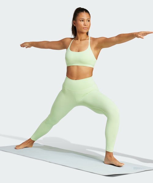 スパッツ・レギンス adidas LEGGINGS (IW5727) アディダス エッセンシャルズ リブ フレアレギンス - ブラック
