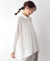 GLOBAL WORK | ペプラムブラウスシャツ/MATINEE LINE/994006(シャツ/ブラウス)