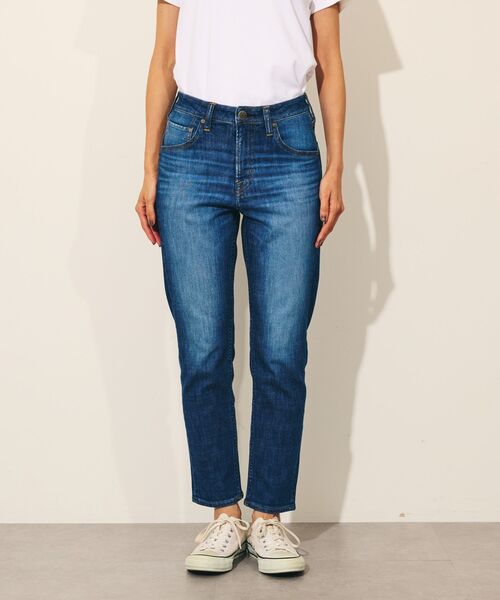 AMERICAN HOLIC(アメリカンホリック)の「テーパードデニムパンツ(デニムパンツ・レディース・インディゴブルー/ライトインディゴブルー/ワンウォッシュ/ブルー系その他・M/XL/L/S/XS)」の20枚目の写真