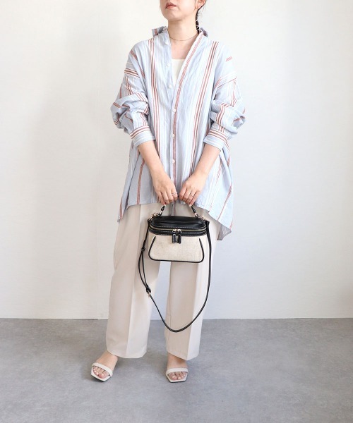 MIAN (ミアン)の「2wayバニティバッグ(ショルダーバッグ・レディース・オレンジ/ライトグリーン/ブラウン/ブラック・FREE)」の8枚目の写真
