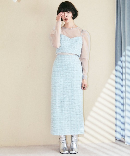 ヒステリックス☆ブルーラメキャミソール☆ガール HYSTERIC