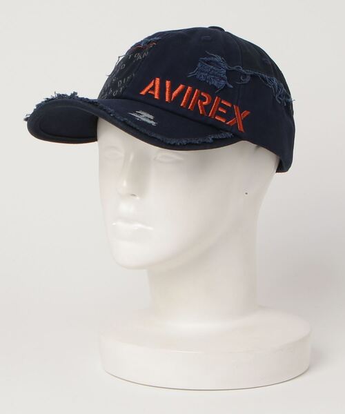 AVIREX（アヴィレックス）の「AVIREX / AXダメージキャップ / 80315600（キャップ・メンズ・カーキ/ブラック/ネイビー/ベージュ・FREE）」の4枚目の写真