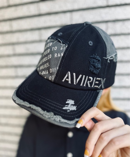 AVIREX（アヴィレックス）の「AVIREX / AXダメージキャップ / 80315600（キャップ・メンズ・カーキ/ブラック/ネイビー/ベージュ・FREE）」の5枚目の写真