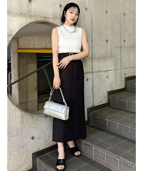 MURUA(ムルーア)の「ステッチタイトスカート(スカート・レディース・ブラック/インディゴブルー・1/2)」の19枚目の写真