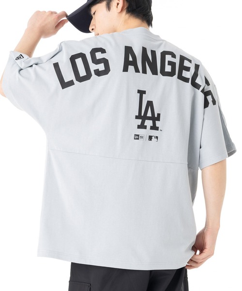 NEW ERA(ニューエラ)の「ニューエラ 半袖Tシャツ オーバーサイズドロップ ONSPOTZ別注(Tシャツ/カットソー・メンズ・ブラック/ホワイト/ネイビー/ブラウン/ホワイト系その他/オフホワイト/ホワイト系その他2/ブラック系その他/グレー・S/M/L/XL/XXL)」の7枚目の写真