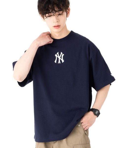 NEW ERA(ニューエラ)の「ニューエラ 半袖Tシャツ オーバーサイズドロップ ONSPOTZ別注(Tシャツ/カットソー・メンズ・ブラック/ホワイト/ネイビー/ブラウン/ホワイト系その他/オフホワイト/ホワイト系その他2/ブラック系その他/グレー・S/M/L/XL/XXL)」の13枚目の写真