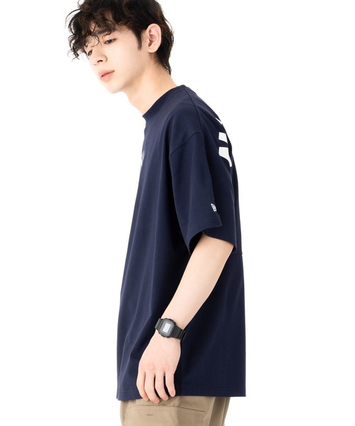 NEW ERA(ニューエラ)の「ニューエラ 半袖Tシャツ オーバーサイズドロップ ONSPOTZ別注(Tシャツ/カットソー・メンズ・ブラック/ホワイト/ネイビー/ブラウン/ホワイト系その他/オフホワイト/ホワイト系その他2/ブラック系その他/グレー・S/M/L/XL/XXL)」の15枚目の写真