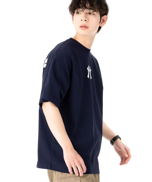 NEW ERA(ニューエラ)の「ニューエラ 半袖Tシャツ オーバーサイズドロップ ONSPOTZ別注(Tシャツ/カットソー・メンズ・ブラック/ホワイト/ネイビー/ブラウン/ホワイト系その他/オフホワイト/ホワイト系その他2/ブラック系その他/グレー・S/M/L/XL/XXL)」の14枚目の写真