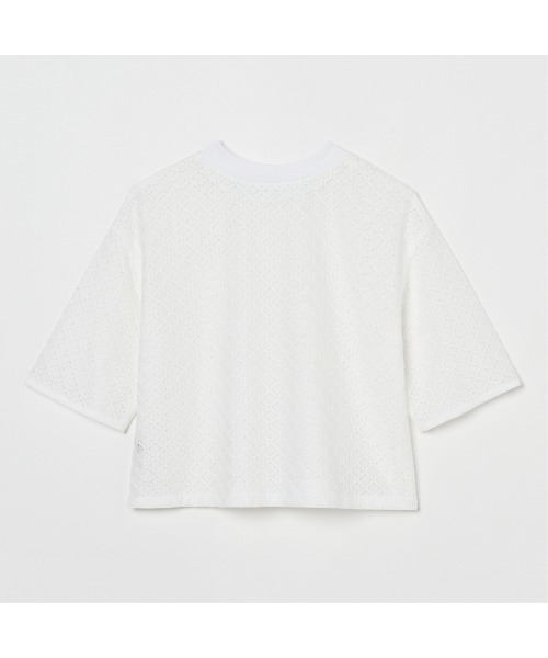 HELIOPOLE（エリオポール）の「LACE BLOUSE（シャツ/ブラウス・レディース・アイボリー/ブラック・38）」の4枚目の写真