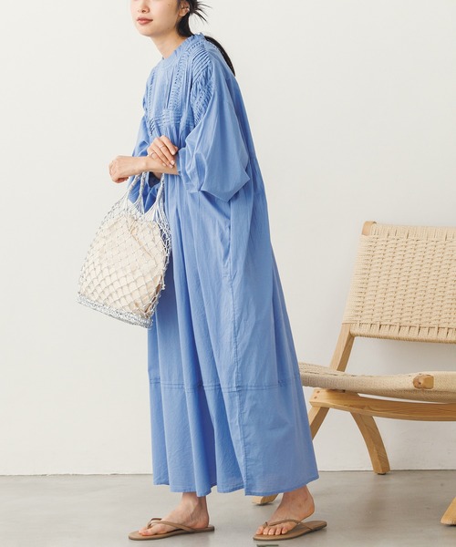 【セール】ピンタックワンピース（ワンピース）｜Noia（ノイア）