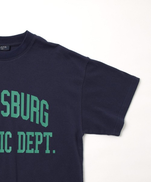 GLAZOS（グラソス）の「【再入荷】【プチプラ】アソートフロントカレッジロゴ半袖Tシャツ（Tシャツ/カットソー・キッズ・カーキ/ブラック/ブルー/グレー/ベージュ/ネイビー/ホワイト・130cm/140cm/150cm/160cm/170cm）」の19枚目の写真