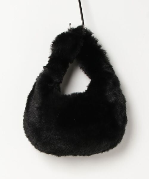 HIKA（ヒカ）の「【HIKA】ファーハンドBAG（ハンドバッグ・レディース・ブラウン/ブラック/ホワイト・FREE）」の4枚目の写真