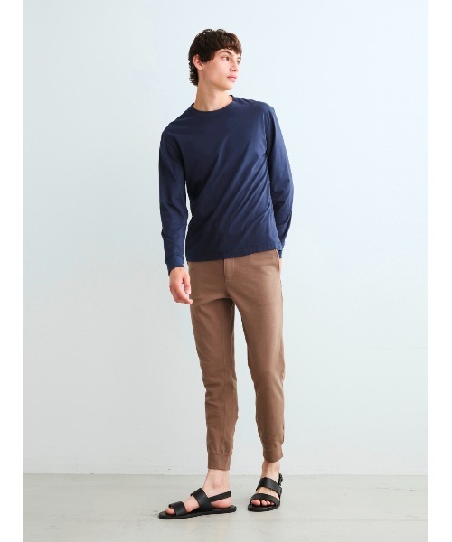 three dots（スリードッツ）の「サンデッドジャージー クルーネック（Tシャツ/カットソー・メンズ・ライトグレー・SMALL/MEDIUM/LARGE/X-LARGE）」の10枚目の写真