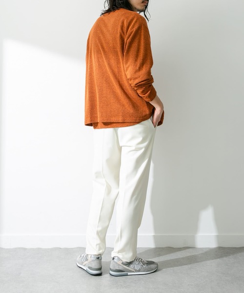 URBAN RESEARCH Sonny Label（アーバンリサーチサニーレーベル）の「JAPAN MADE 裏毛カーディガン（カーディガン/ボレロ・メンズ・ネイビー/グレー/オレンジ・MEDIUM/LARGE）」の11枚目の写真